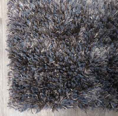 Laura Anthracite Shaggy Rug
